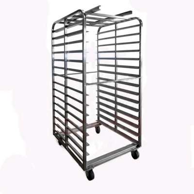 Bakery Equipment Buffet Service Tray Rack Stainless Steel Tray Trolley