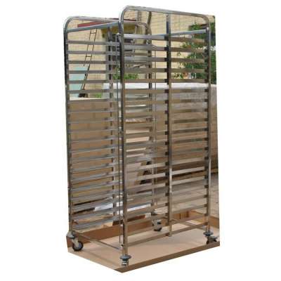 Stainless Steel Baking Tray Rack Trolley