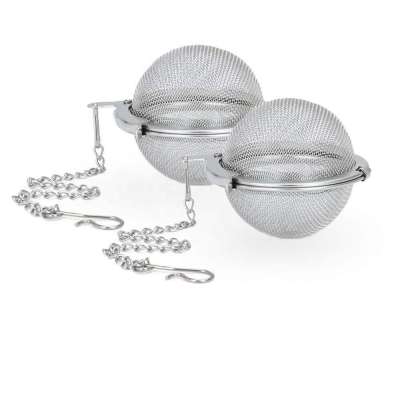 Wholesale 304 Stainless Steel Mesh Reusable Bulk Tea Infuser / Tea Ball / Tea Strainer