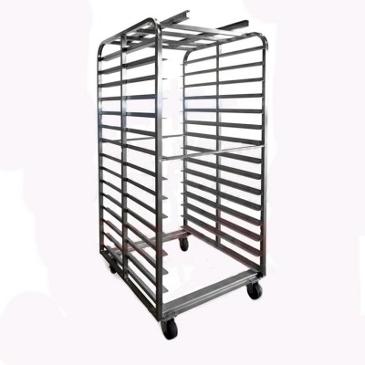 Hotel Restaurant Bread Pan bakery food rack trolley for bakery pan with wheels