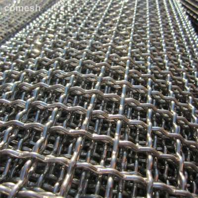 Stainless steel/ copper bbq grill net crimped wire mesh