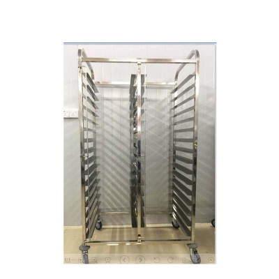 Hotel Restaurant Bread Pan Stainless Steel Pan Bakery Tray Rack Trolley