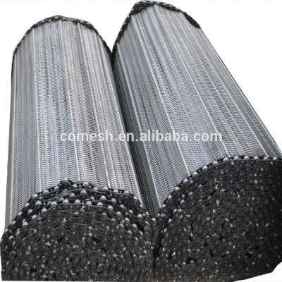 314 stainless steel weave mesh belting with chain drive Forging Conveyor Belts