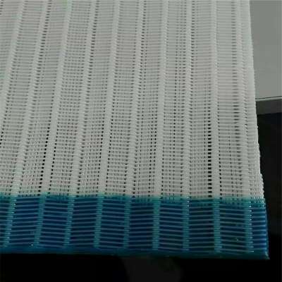 Sludge dewatering polyester spiral mesh fabric belt